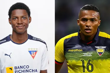El joven ecuatoriano debutó con la selección de mayores en el partido amistoso ante México