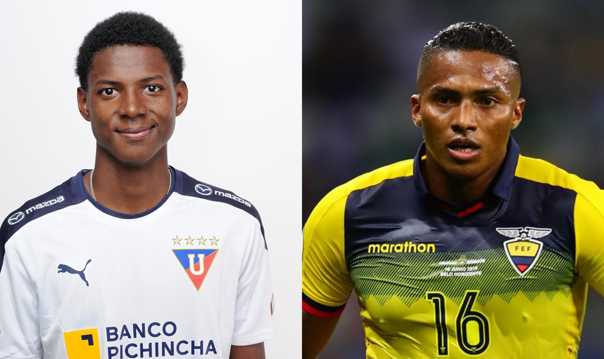 El joven ecuatoriano debutó con la selección de mayores en el partido amistoso ante México
