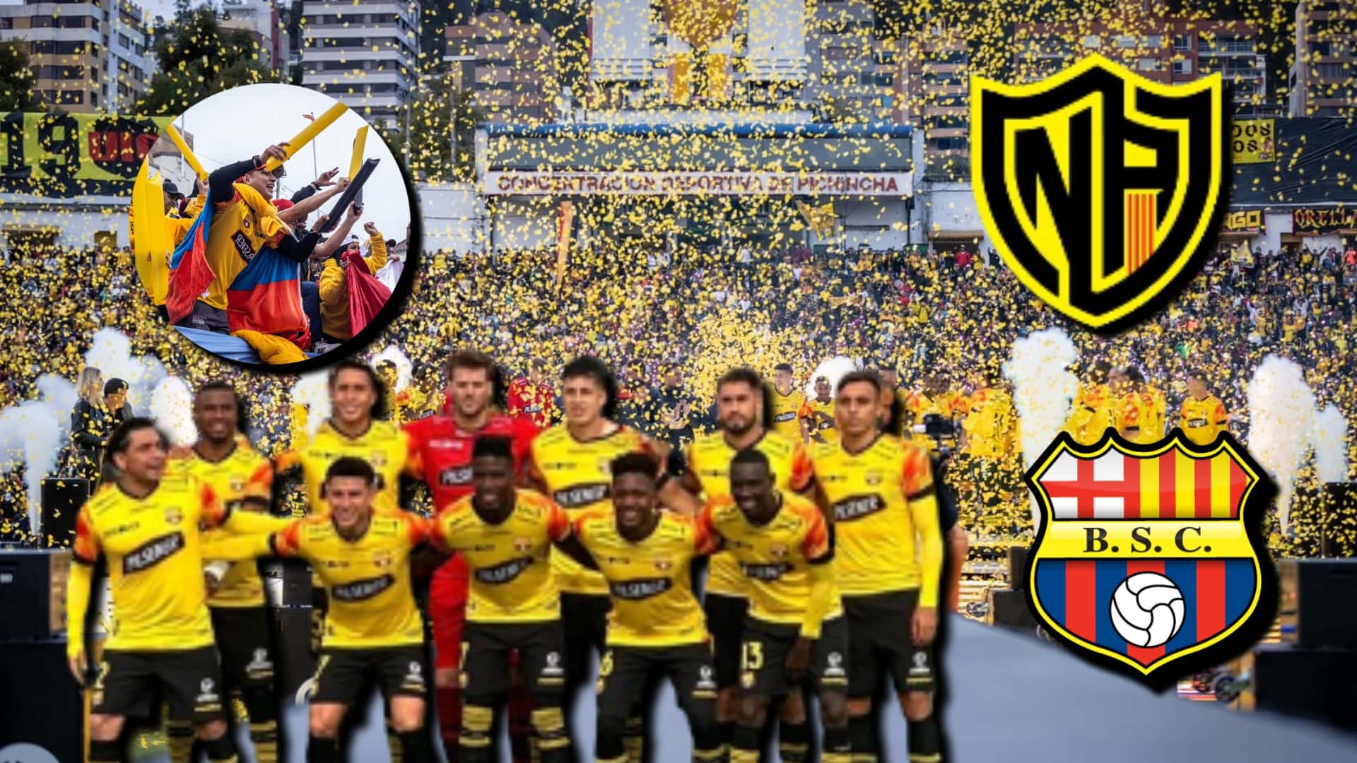 El jugador al que más ovacionaron en el Atahualpa, al momento que dieron la Alineación de BSC