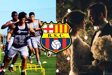 El jugador de Barcelona SC se casó, mira de quién se trata