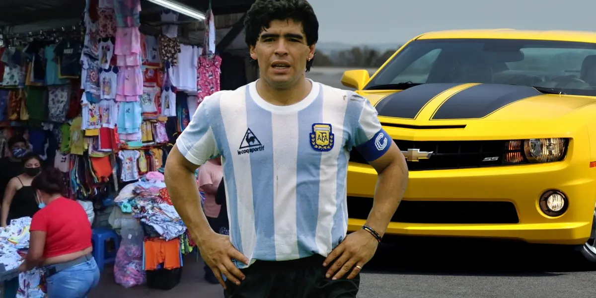 El jugador confesó que era uno de los consentidos de Maradona y por eso hizo una fortuna en México