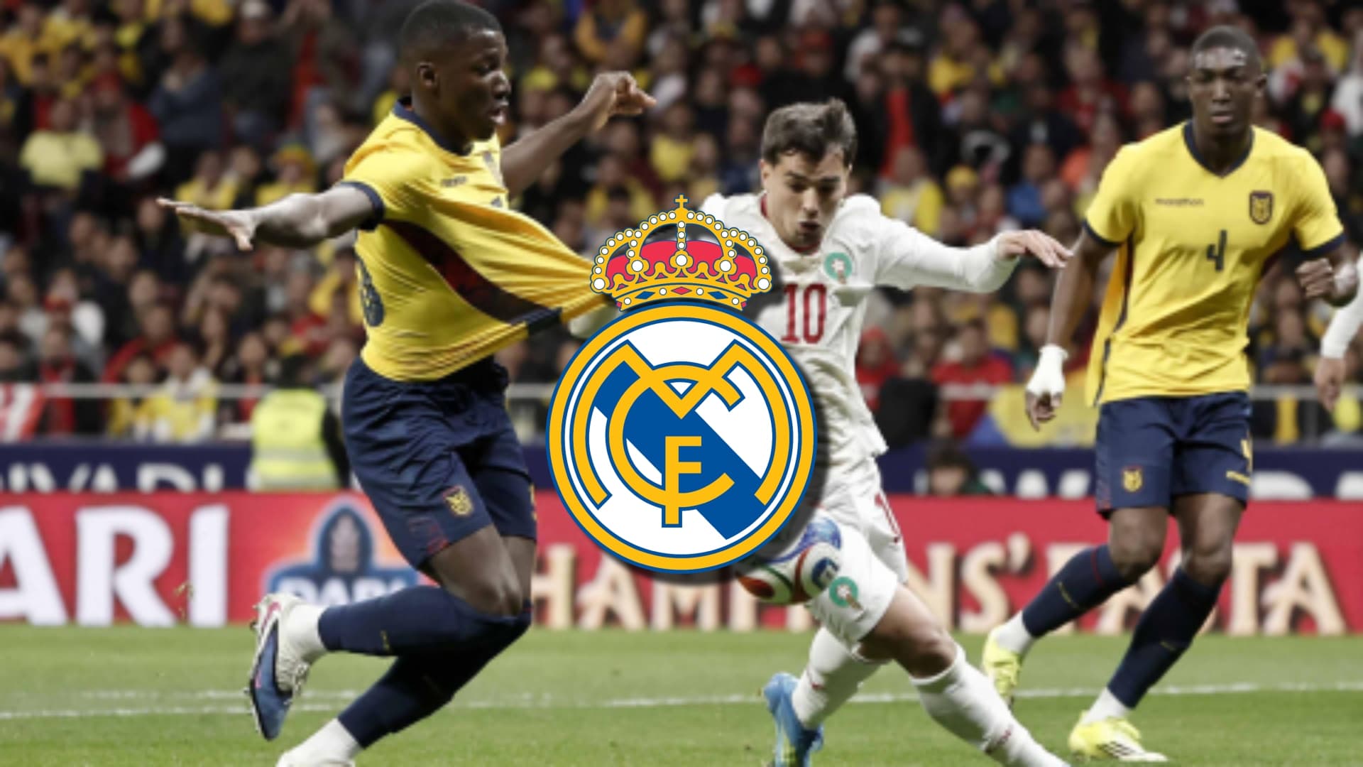 El jugador cumplió un gran papel con Ecuador ante Marruecos y lo quieren en el Madrid