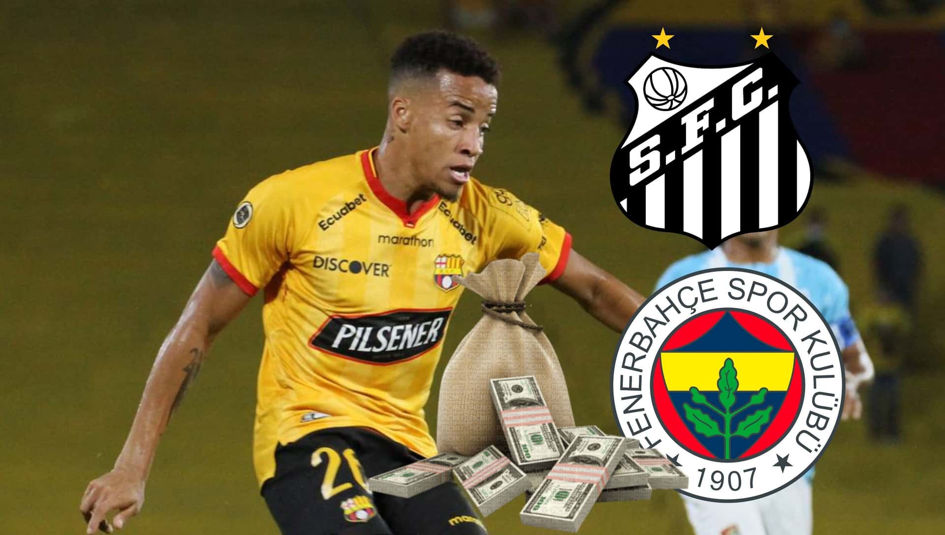 El jugador del ídolo es pretendido por el Fenerbahce y mejoraron la oferta del Santos