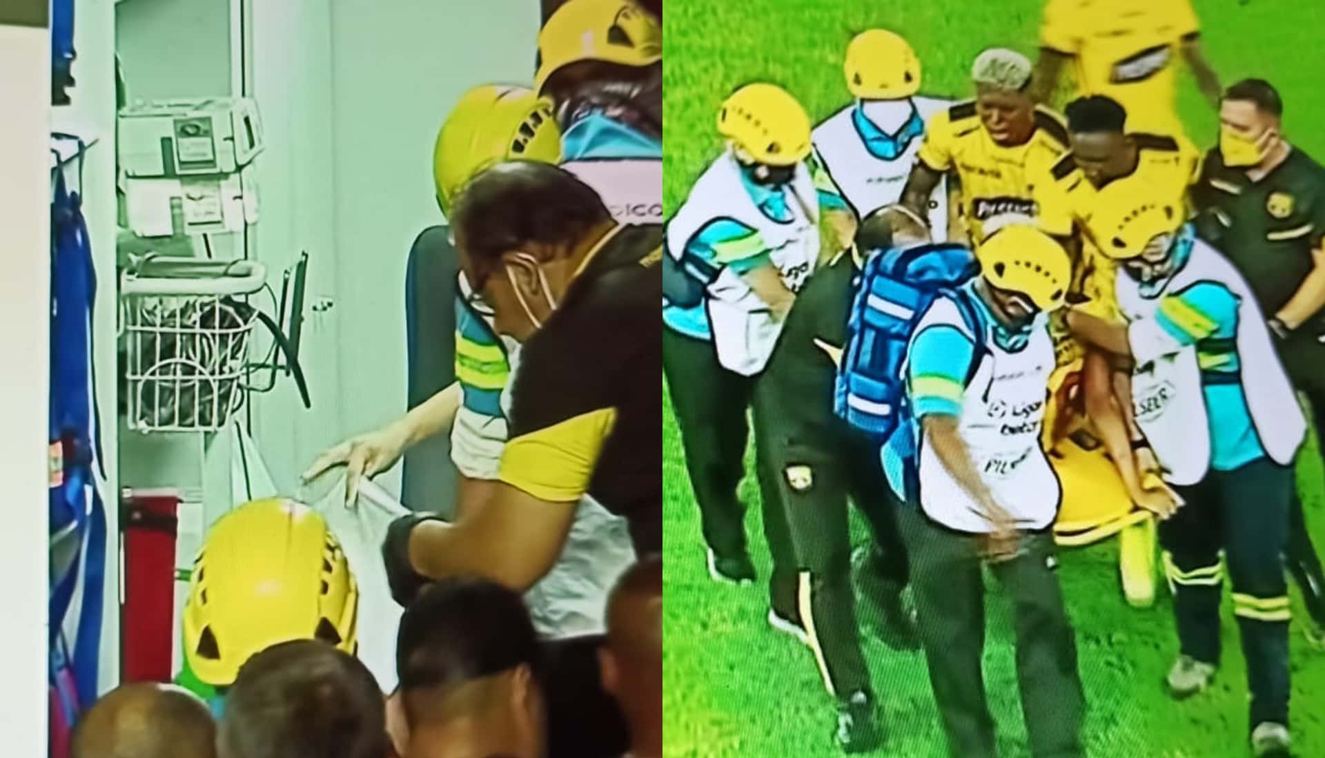 El jugador del ídolo quedó inconsciente luego de un abrupto choque con el jugador de Orense