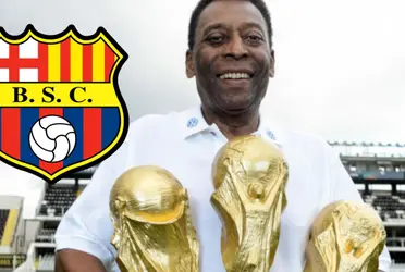 El jugador dio un golpe de autoridad cuando Pelé vino a Ecuador