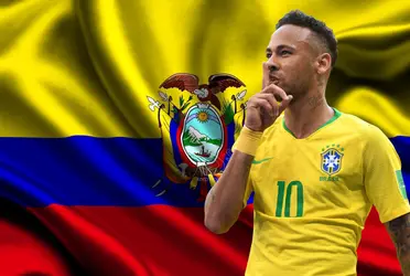 El jugador ecuatoriano aprovechó cuando vino Neymar para presentarle a su familia