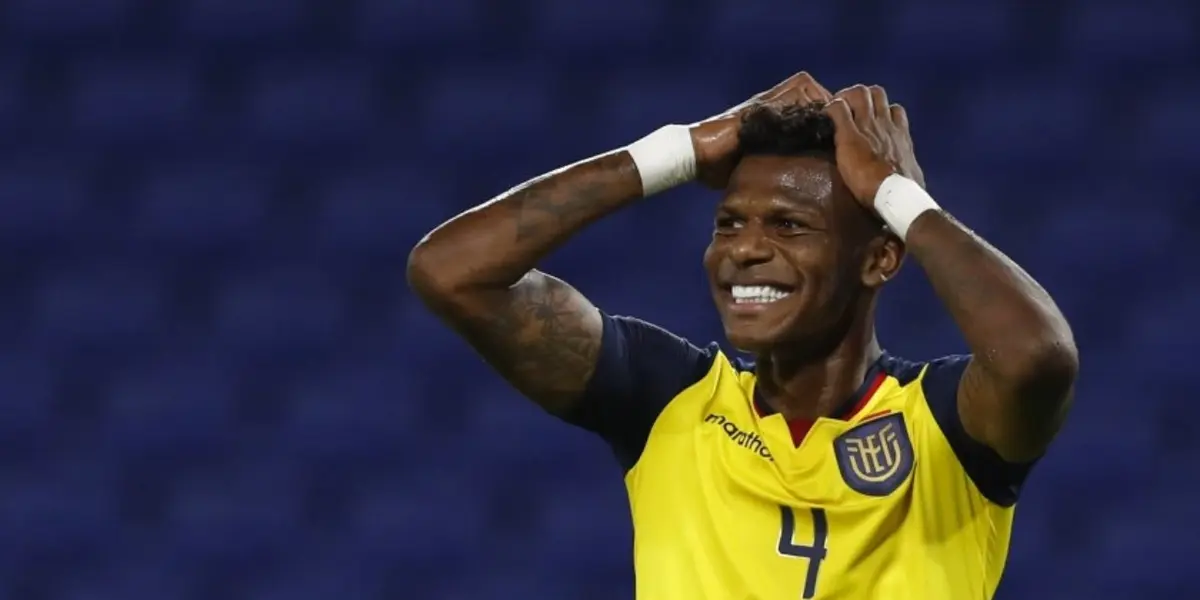 El jugador ecuatoriano es criticado por su conducta en Brasil