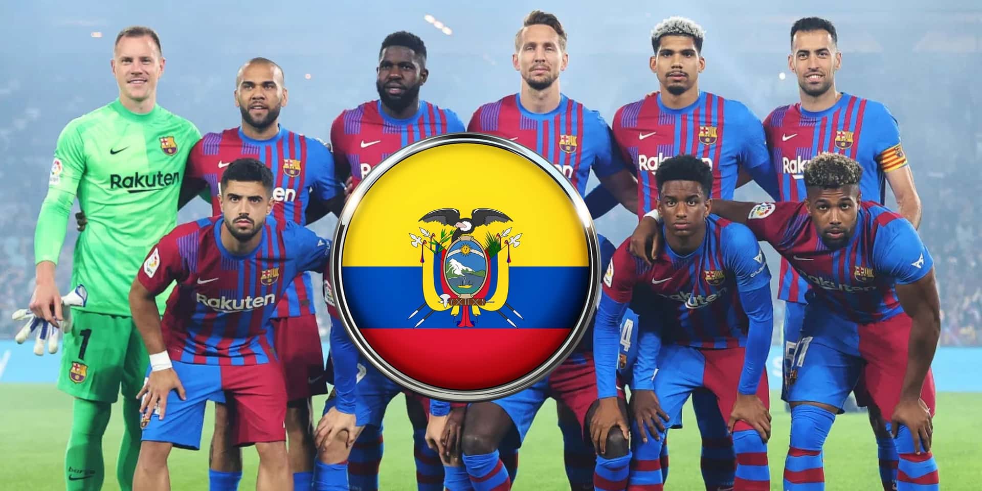 El jugador ecuatoriano lo dejó en el suelo a una de las figuras del FC Barcelona