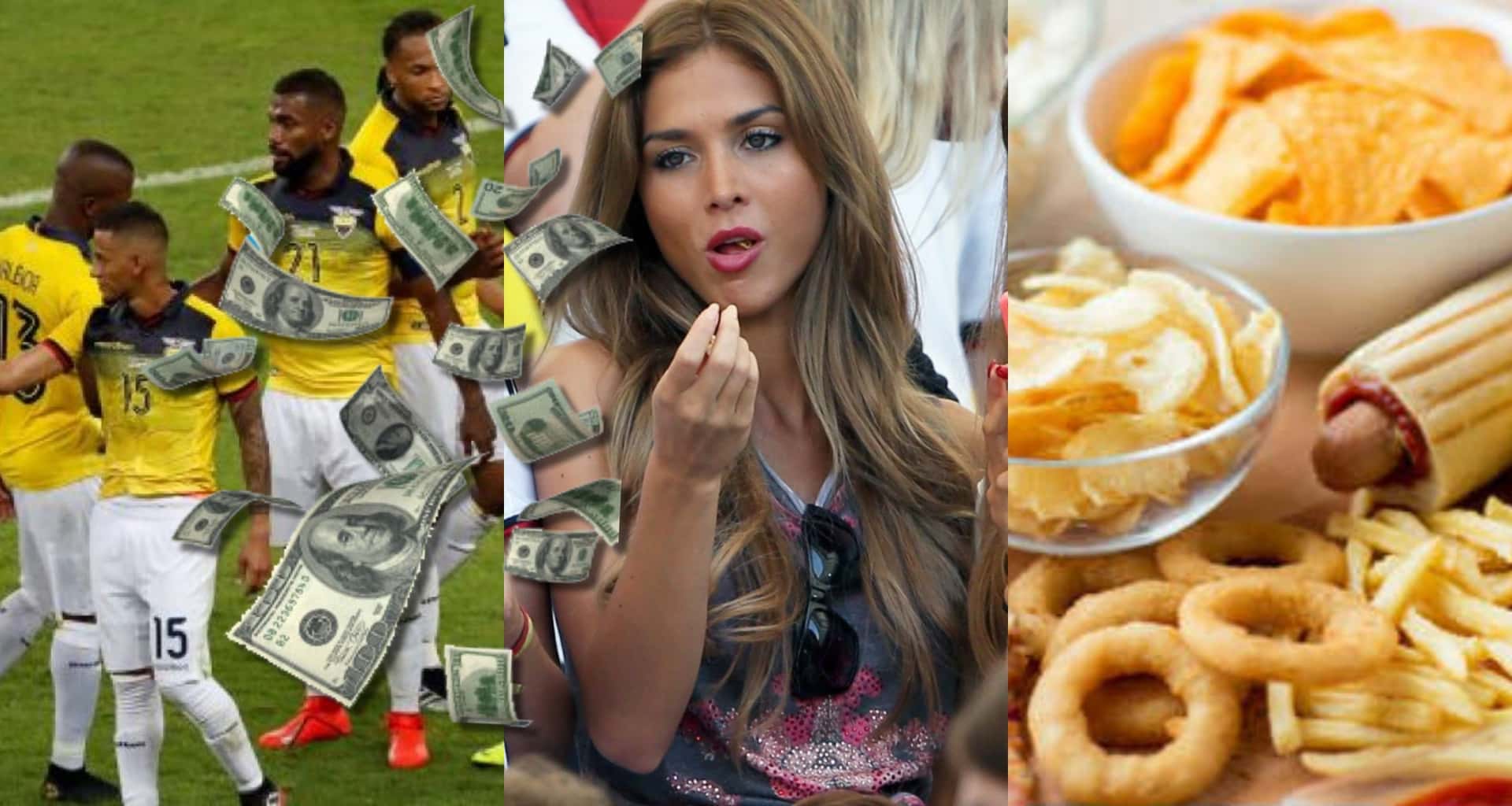 El jugador era uno de los grandes en Ecuador y lo tasaron en millones, pero ahora está casi que desaparecido y ni se cuida en la comida