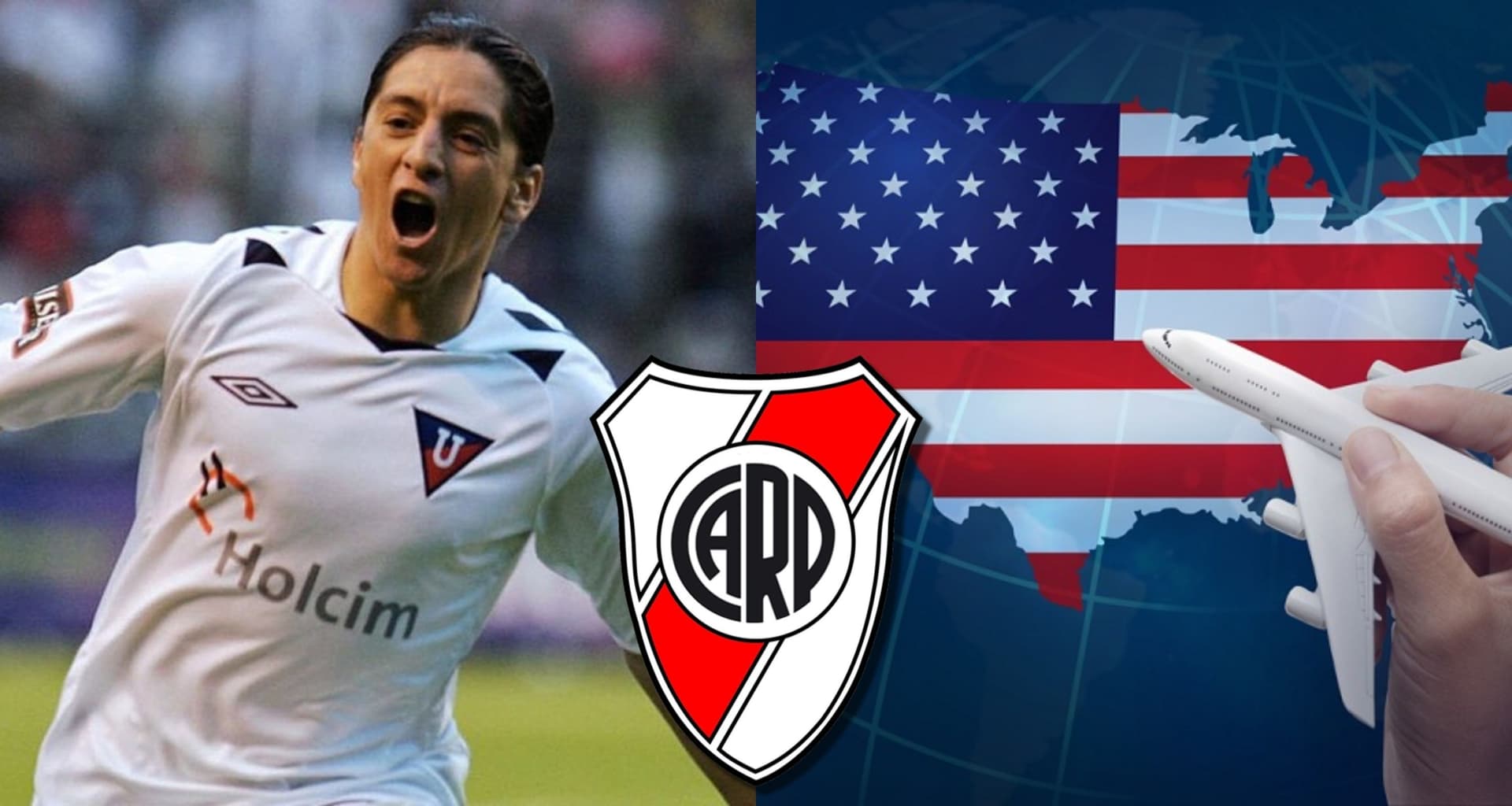 El jugador estuvo en Liga de Quito y también en filas de River Plate, pero luego tomó sus maletas y se fue a Estados Unidos