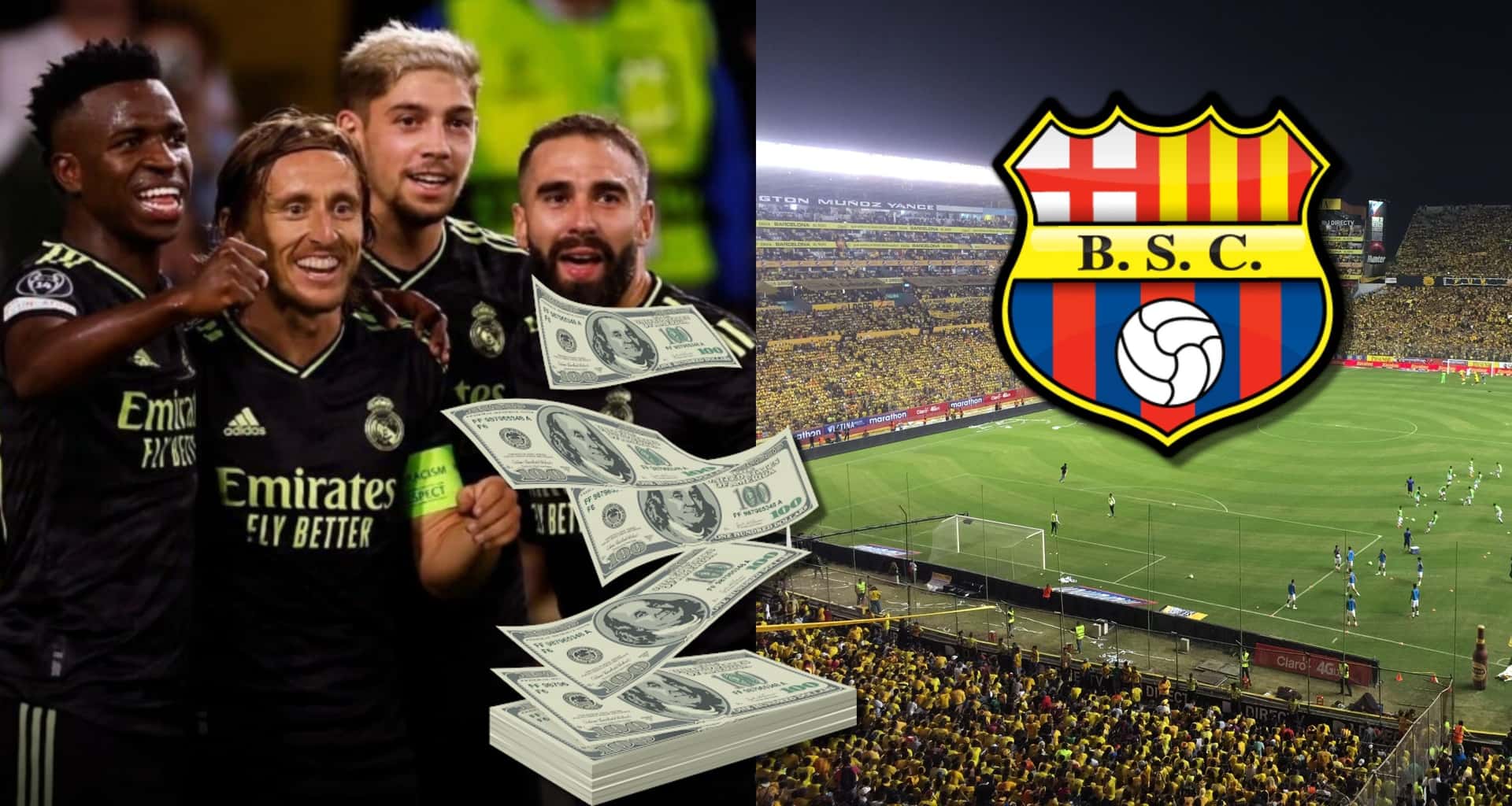 El jugador estuvo en un cotejo ante Barcelona SC y perdió, pese a que ahora ganó todo con el Real Madrid