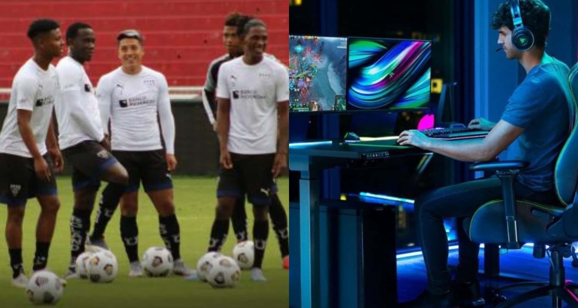 El jugador no fue un aporte en Liga de Quito, ahora se ha equipado con todo lo necesario para los videojuegos en línea