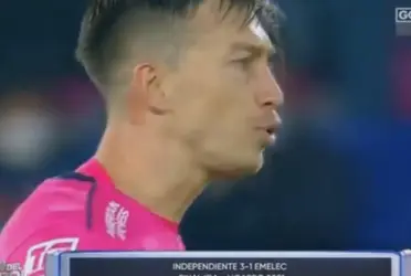 El jugador de Independiente del Valle lamentó el gol de Emelec a último minuto y lo expresó con palabras que causaron risas en las redes