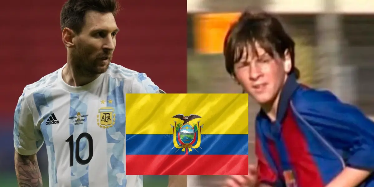 El jugador de la selección confesó que de niño jugaba con Messi