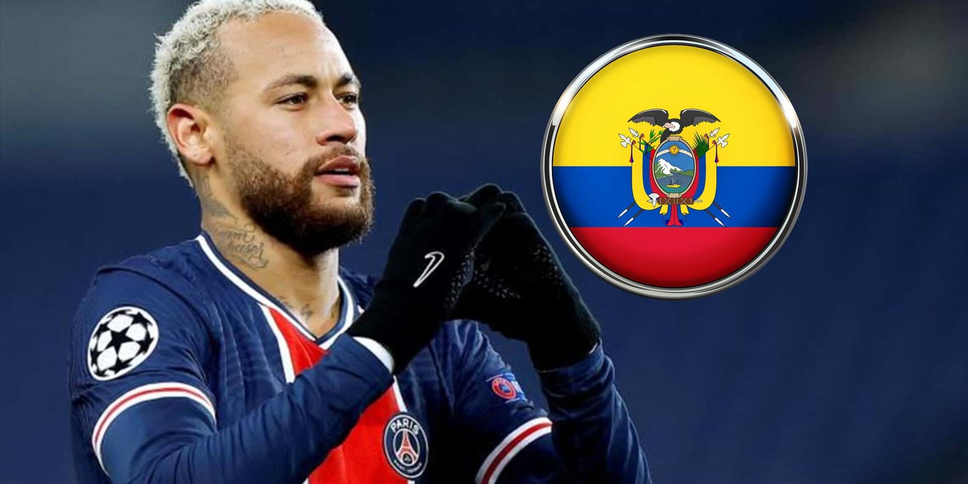 El jugador de la Selección Ecuatoriana se pintó el cabello a lo Neymar