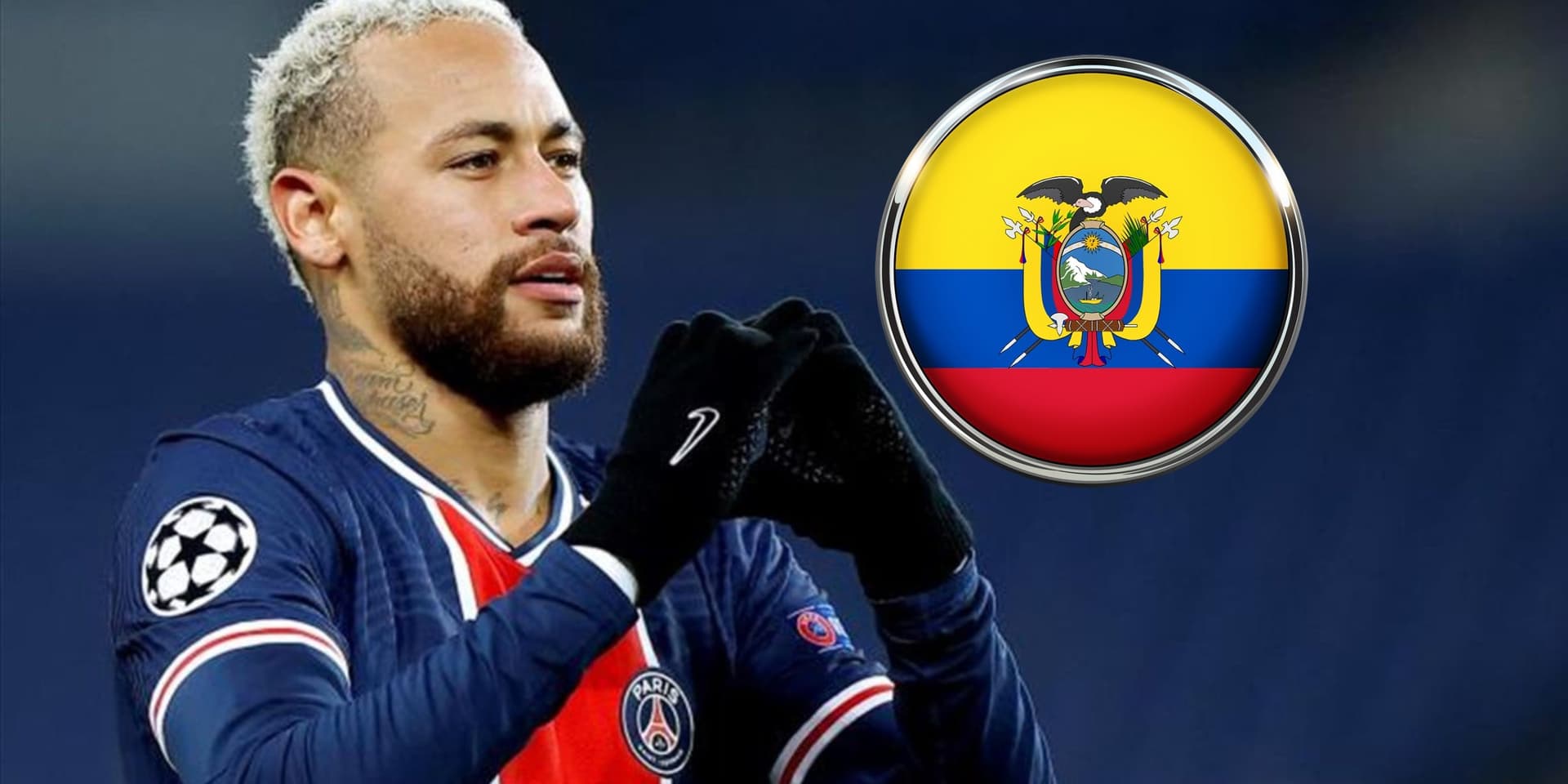 El jugador de la Selección Ecuatoriana se pintó el cabello a lo Neymar