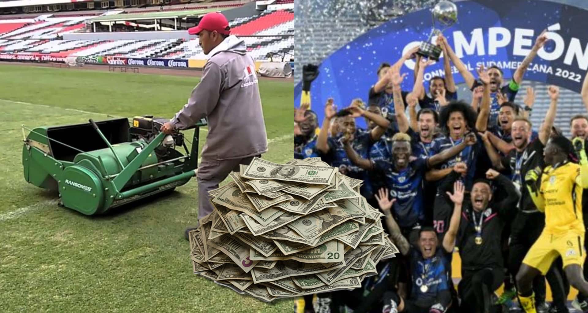 El jugador levantó la Copa Sudamericana y es un crack, pero en sus inicios ayudaba a su papá en el trabajo en un estadio
