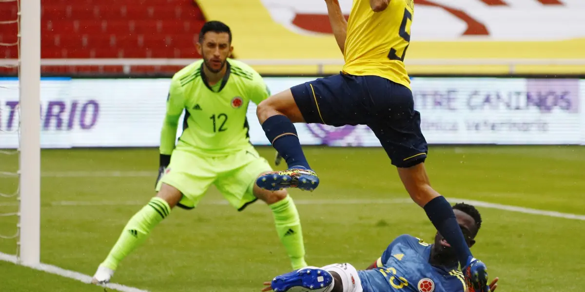 El jugador de Liga de Quito se puso por primera vez la camiseta de la selección ecuatoriana