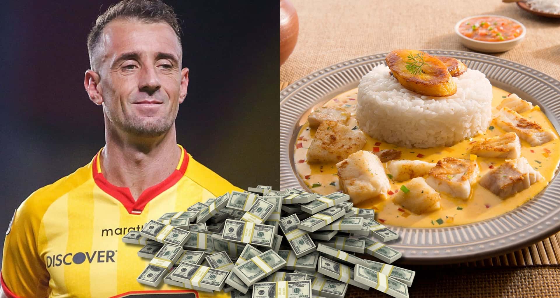 El jugador llegó a estar peleando el puesto con Damián Díaz en Barcelona SC, pero su carrera empezó a ir en picada y actualmente tiene un negocio de comida