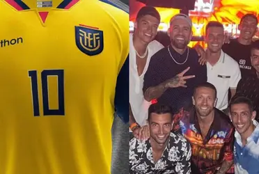 El jugador llegó a portar la 10 en la Selección Ecuatoriana pero ahora está jugando en la Serie B, dicen que le ganó la fiesta
