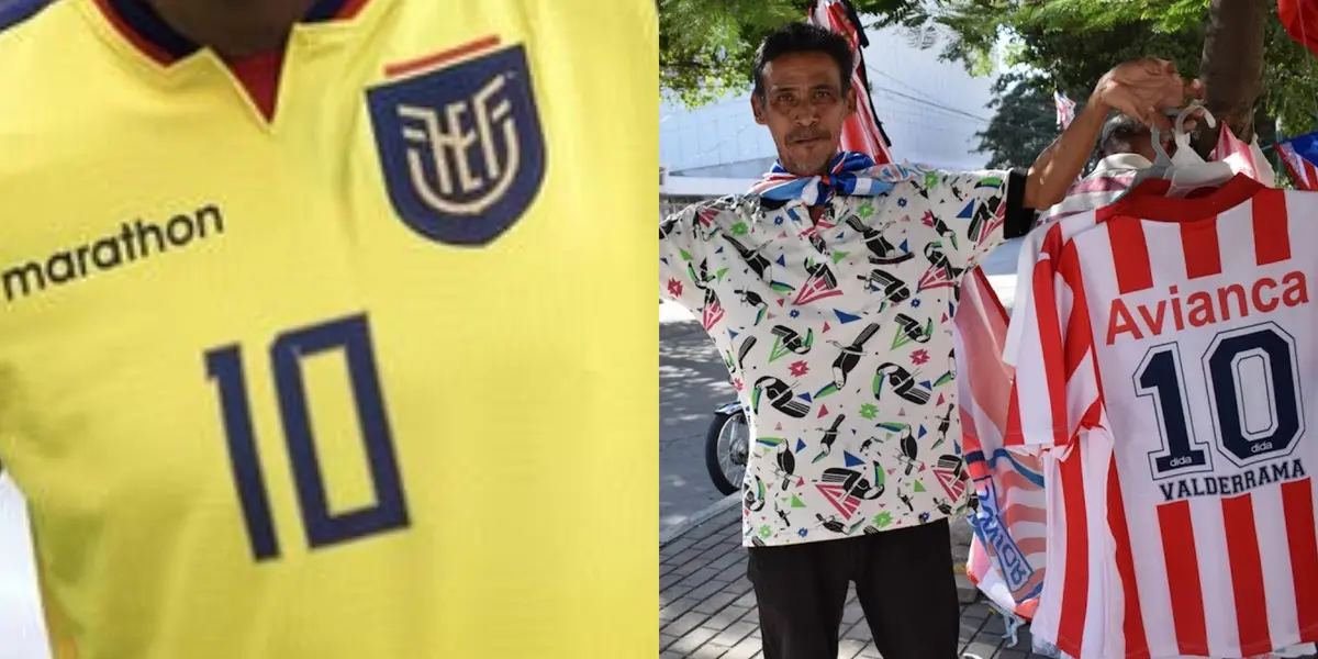 El jugador llevó la 10 de la Selección Ecuatoriana y se puso su marca de ropa deportiva 