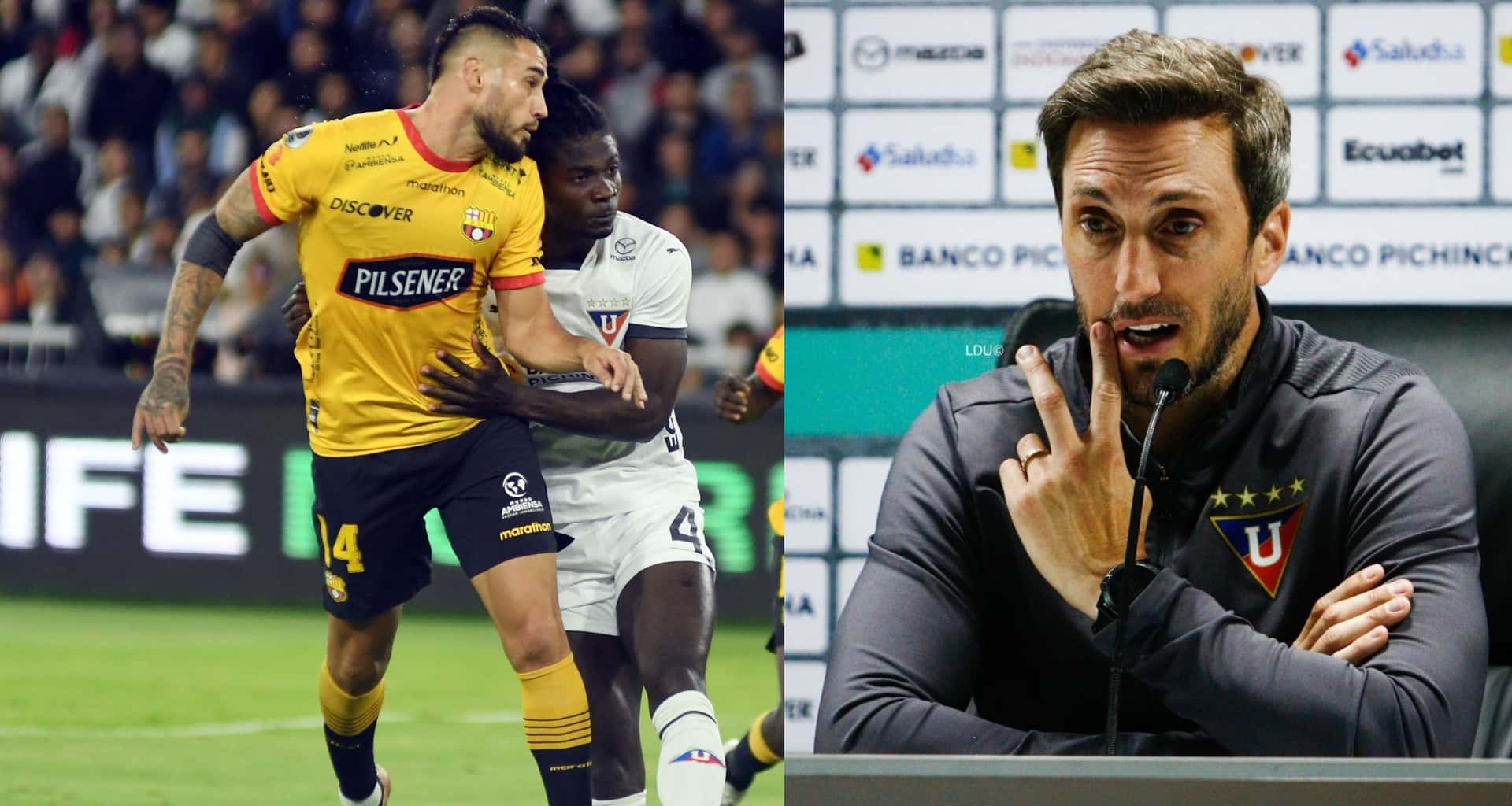 El jugador que borró Luis Zubeldía luego del partido contra Barcelona SC