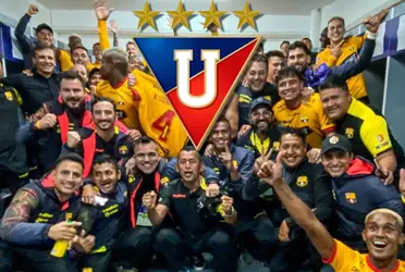 El jugador que dijo dar todo por Liga de Quito pero apareció festejando como un hincha más el triunfo de Barcelona SC