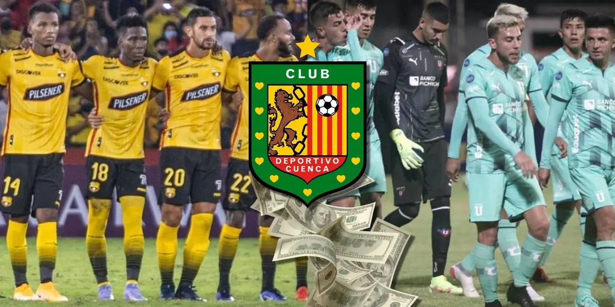 El jugador que quiso a toca costa Barcelona SC y Liga de Quito pero no tenían 500 mil dólares para ficharlo, y el Cuenca se les adelantó