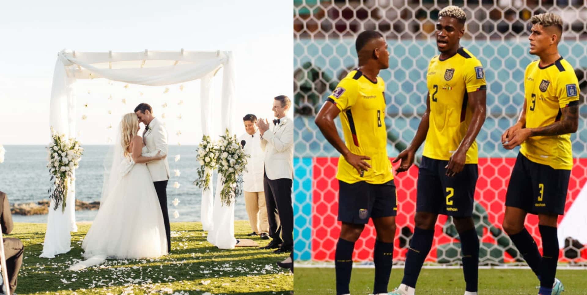El jugador se casó y las imágenes se viralizaron en las redes sociales
