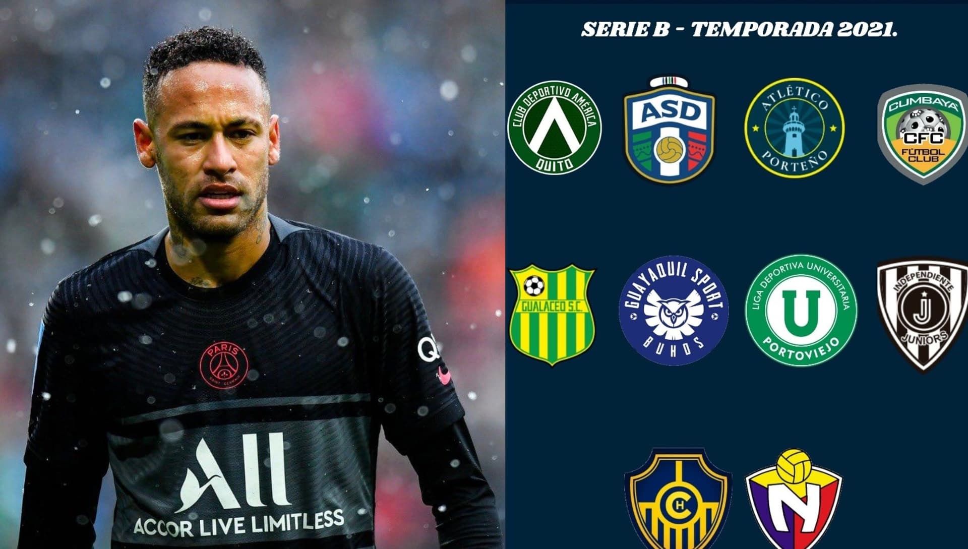 El jugador tuvo el gusto de conocer a Neymar en persona y le presentó a su familia