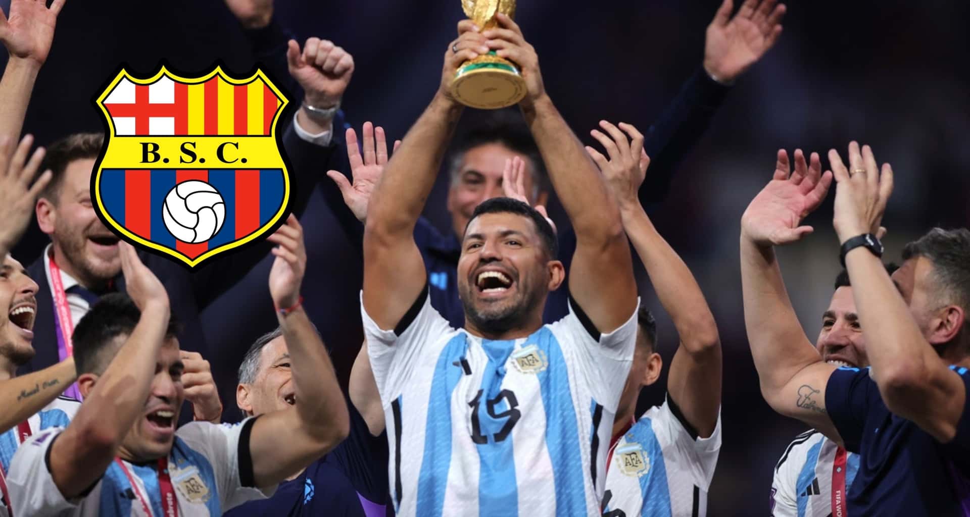 El Kun Agüero hizo una publicación referente a la Noche Amarilla en sus redes sociales