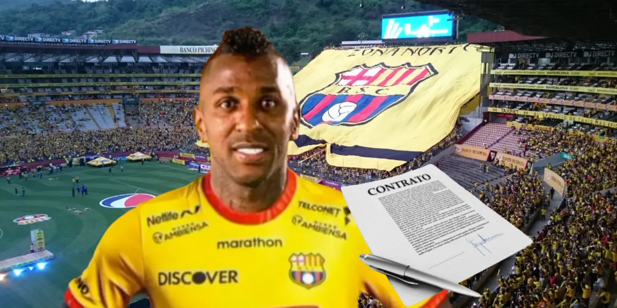 El llamativo contrato de Miller Bolaños en Barcelona SC