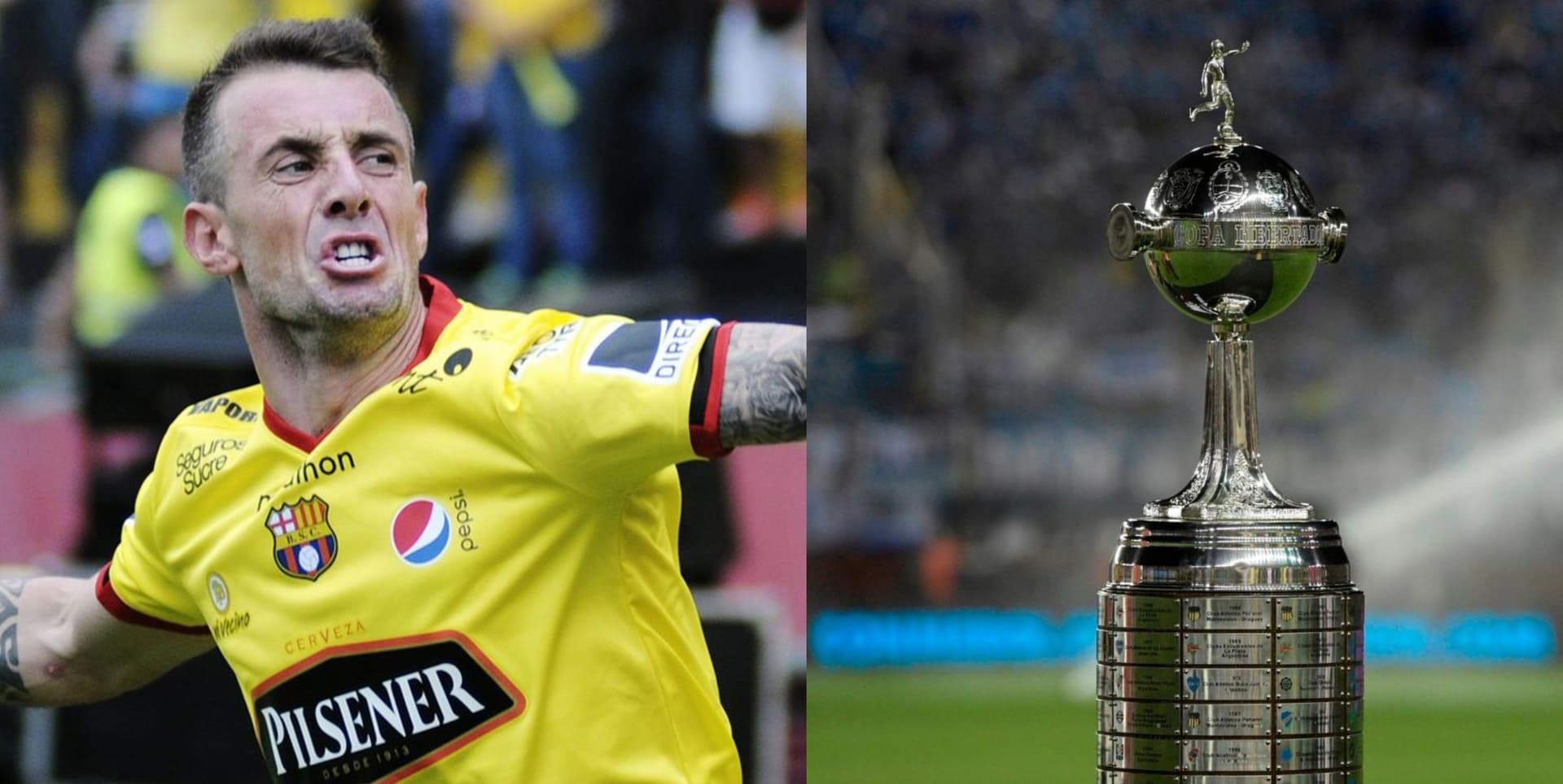 El lugar donde captaron a Damián Díaz, mientras se jugaba la final de la Copa Libertadores