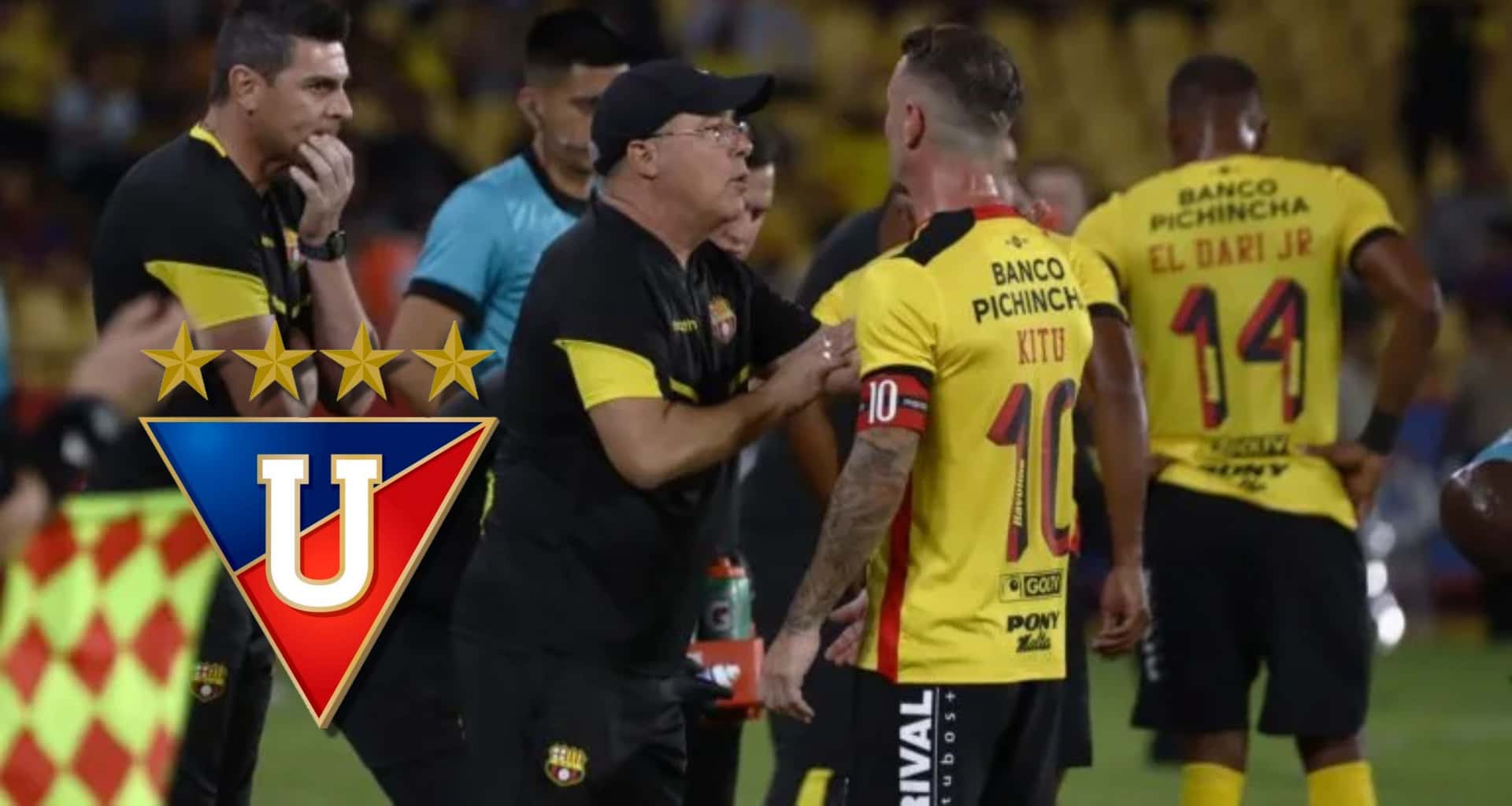 El mimado de Barcelona SC que tiene el puesto seguro para Jorge Célico pero Liga de Quito lo tuvo controlado todo el partido
