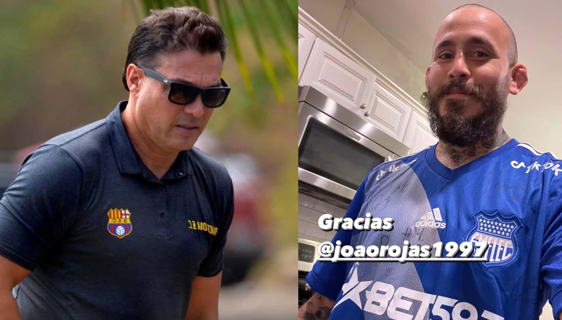 El peleador de UFC posó con la camiseta de Joao Rojas y confesó por qué no utiliza la del ídolo