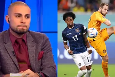 El periodista colombiano habló luego del empate de Ecuador contra Países Bajos