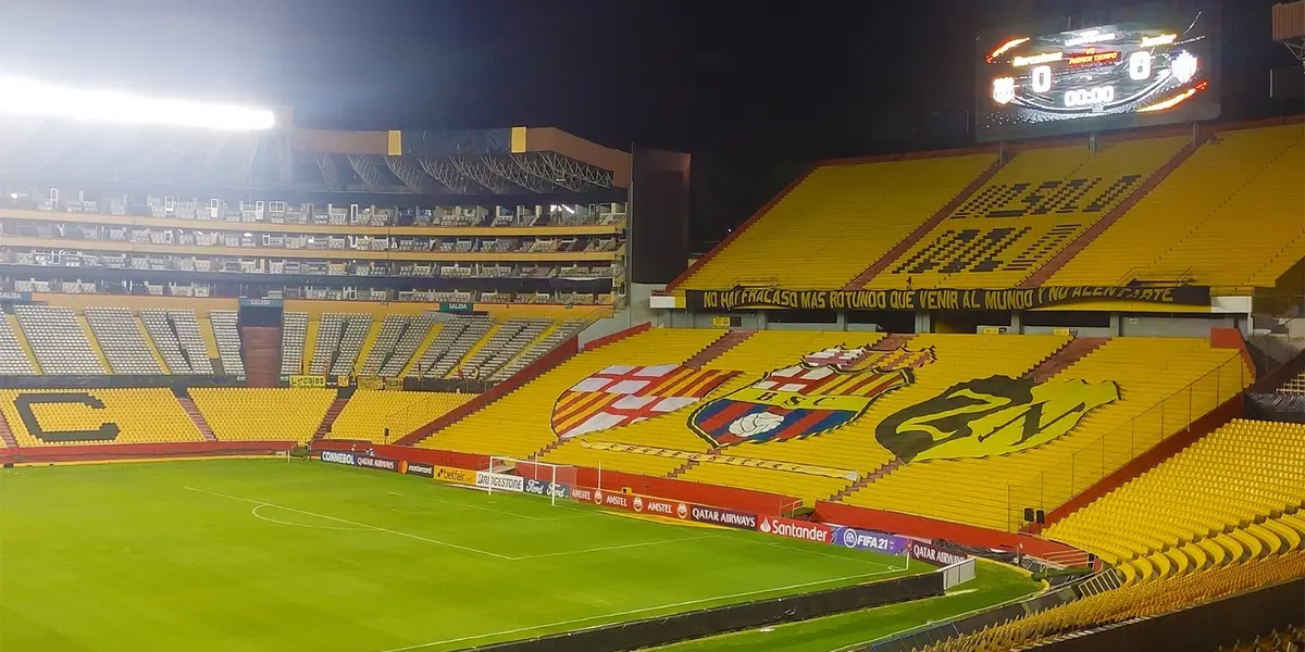 El periodista Fernando Czyz de TNT Sports, manifestó que el estadio de Barcelona SC sería la sede de la final de la Sudamericana