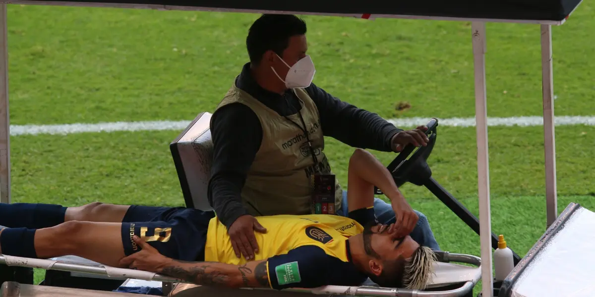 "El picante" se lesionó jugando para la selección ecuatoriana