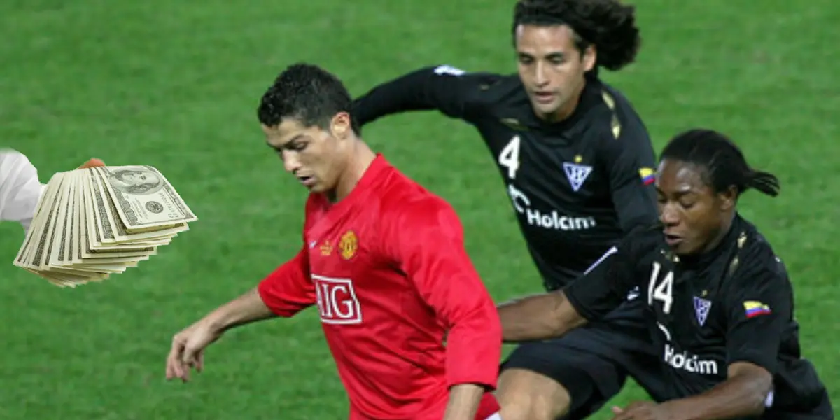 El plantel de Liga de Quito que enfrentó al Manchester United quedará para la historia. Uno de esos ex jugadores hoy cobra por mandar saludos