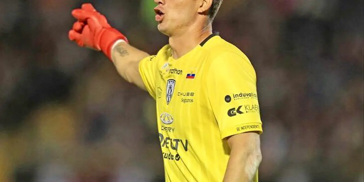 El portero se convirtió en figura de IDV durante la Copa Sudamericana