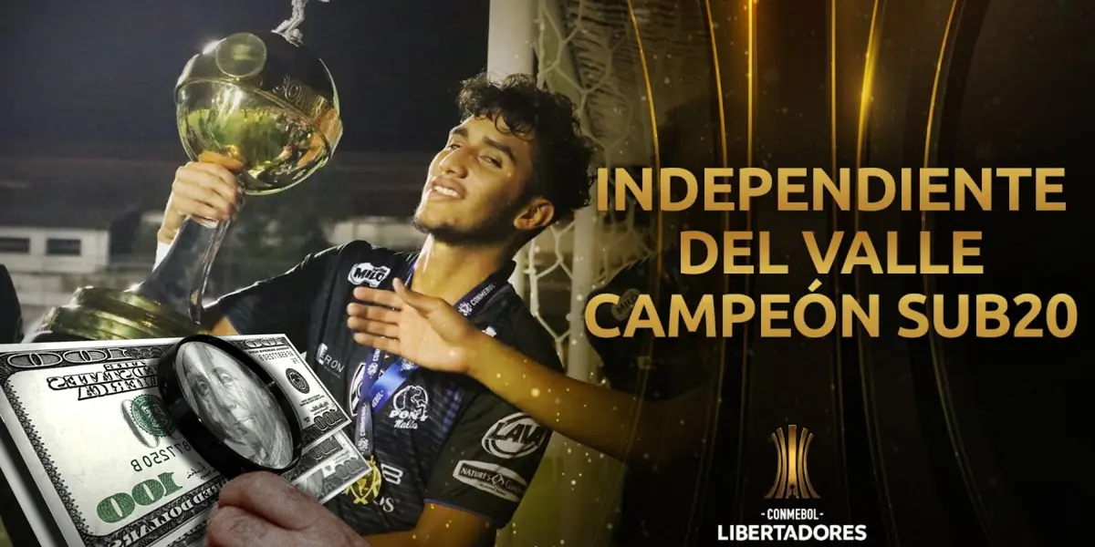 El premio económico que recibe el campeón de la Copa Libertadores Sub 20 es minúsculo