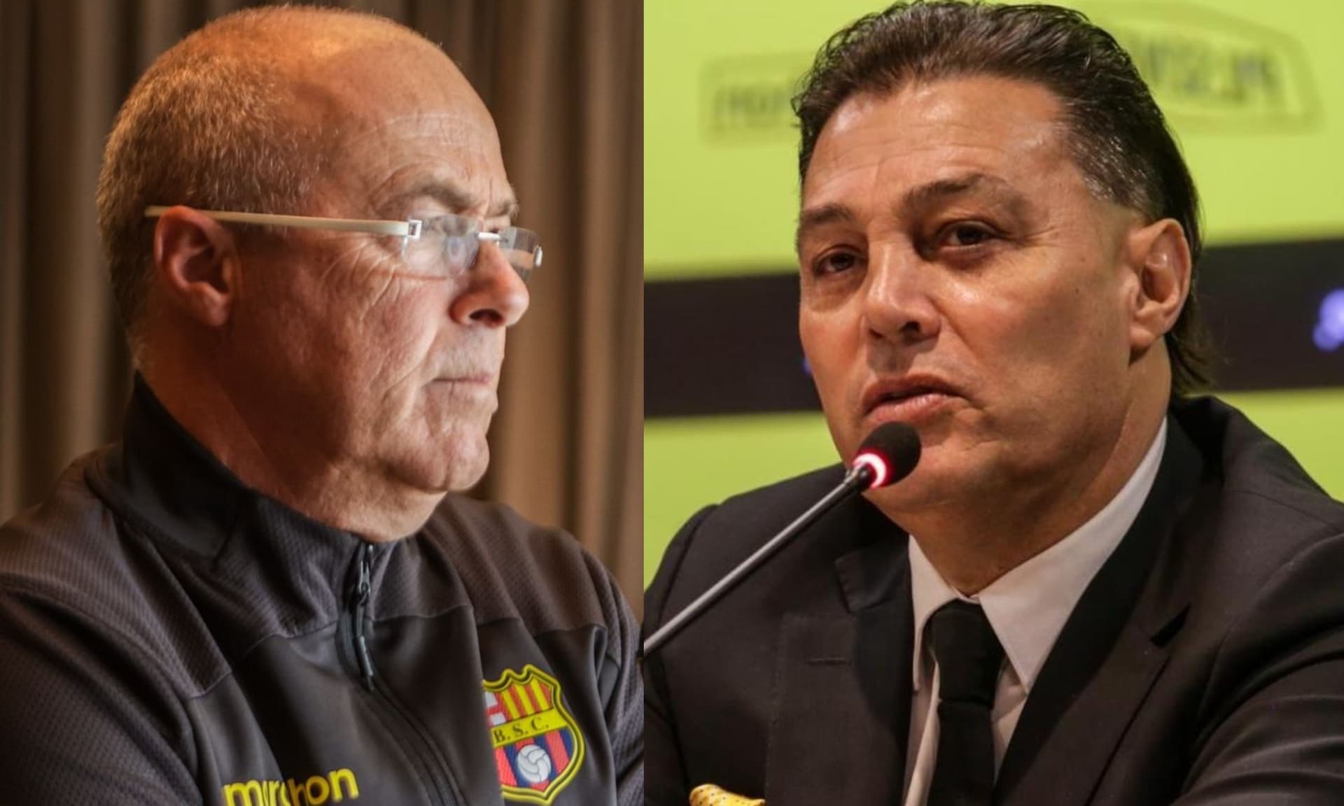 El presidente de Barcelona, Carlos Alfaro Moreno, habló de lo ocurrido entre Gonzalo Mastriani y Nixon Molina