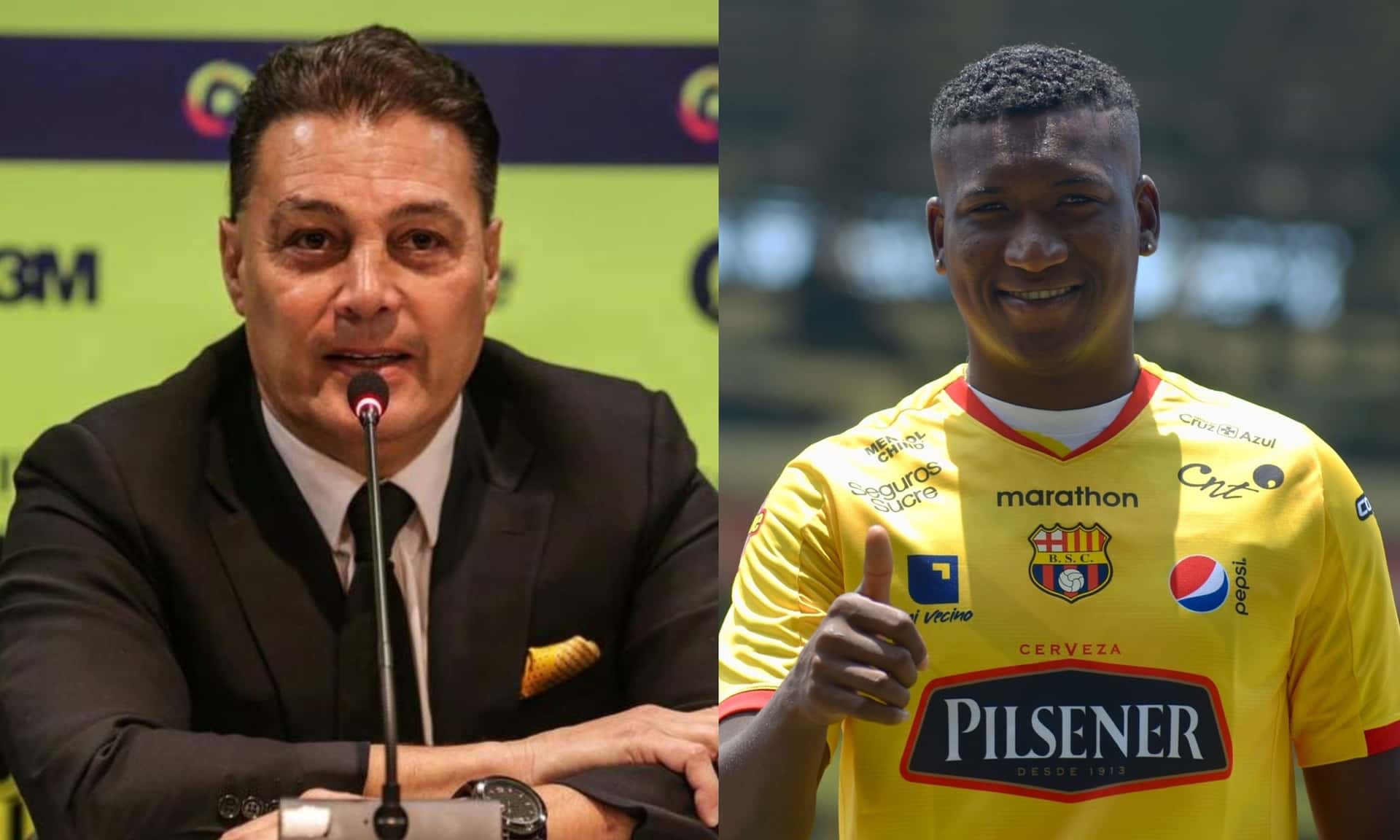 El presidente de Barcelona SC habló sobre el físico de Jhon Jairo Cifuente