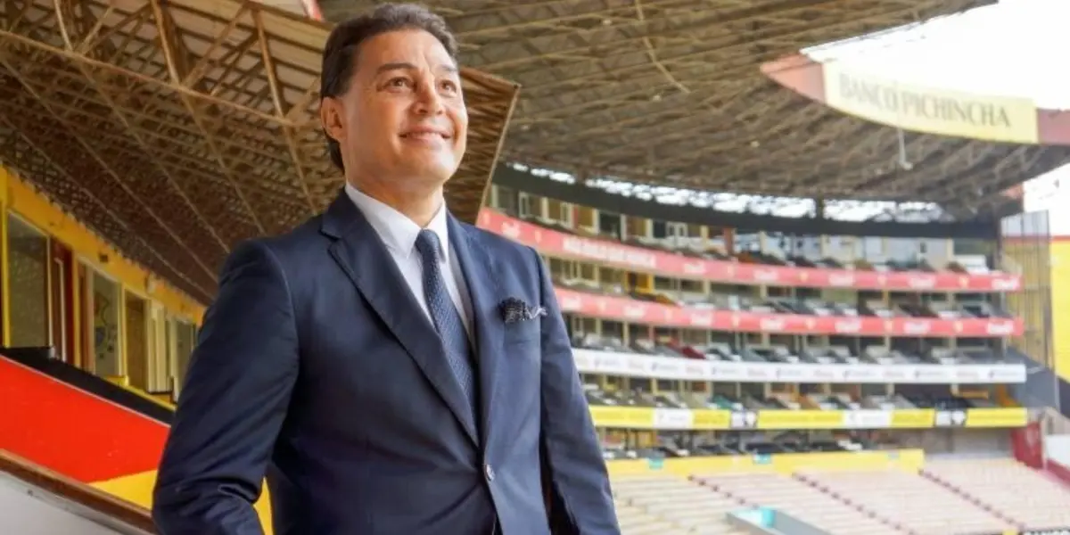 El presidente del "Ídolo" manifestó su emoción por la victoria en el estadio de Liga de Quito