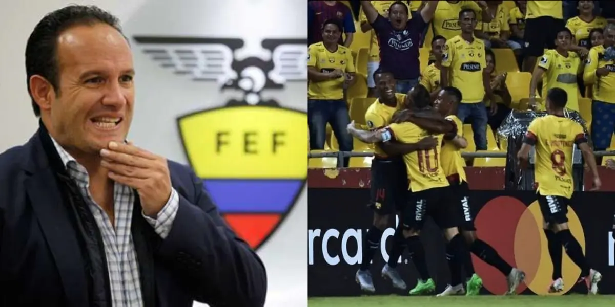 El presidente de la Federación Ecuatoriana de Fútbol volvió a recibir el apoyo de varios clubes, entre ellos BSC