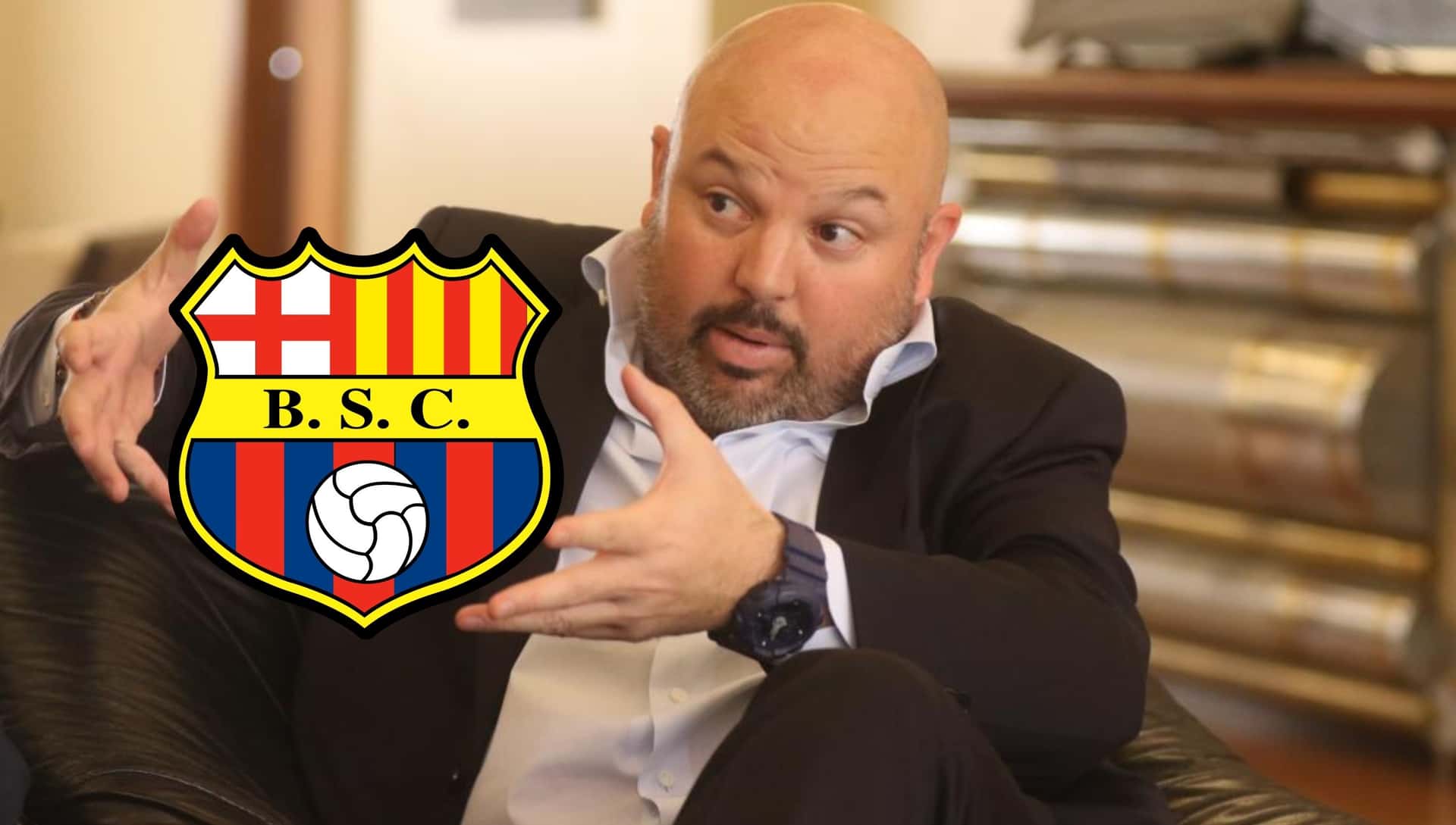 El presidente de la Liga Pro reveló por qué le dio el cheque a Barcelona