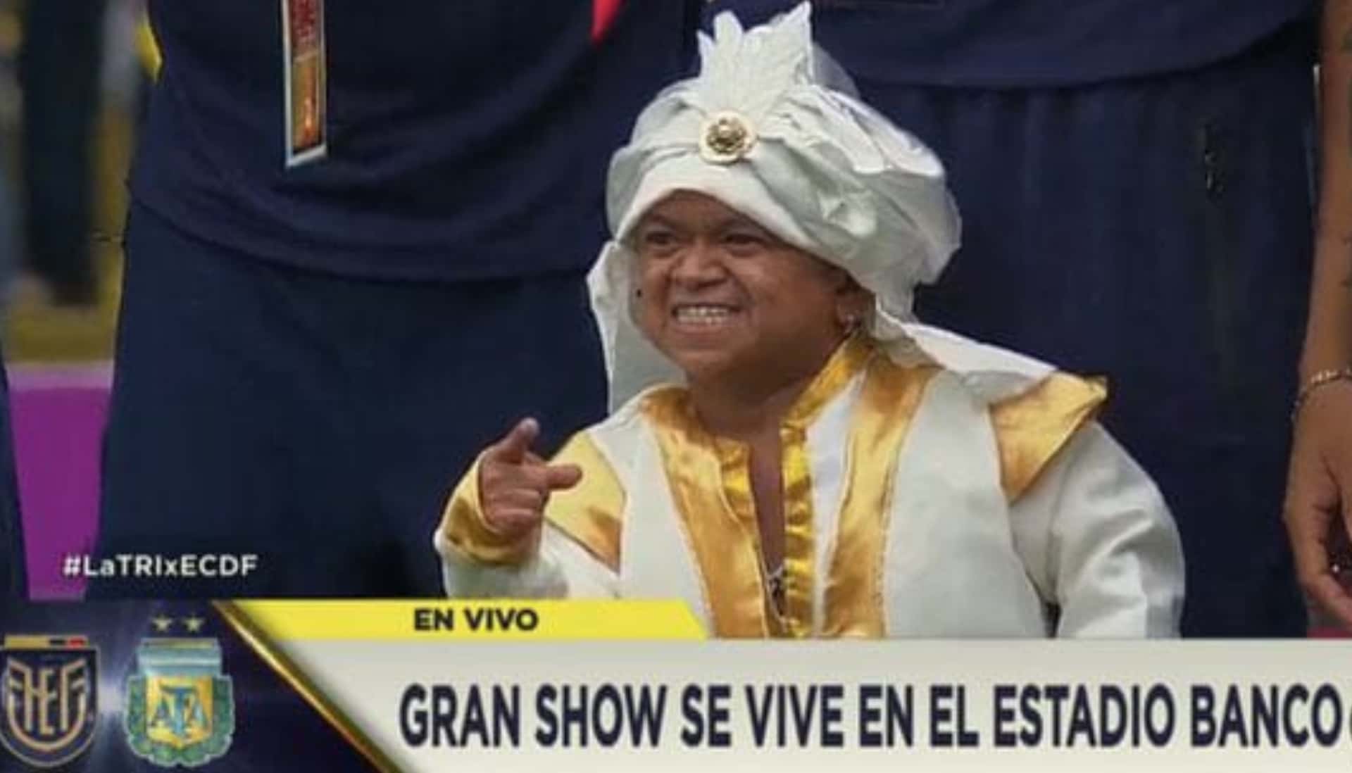 El show de inicio para el partido entre Ecuador y Argentina, fue algo atípico y bastante cuestionado