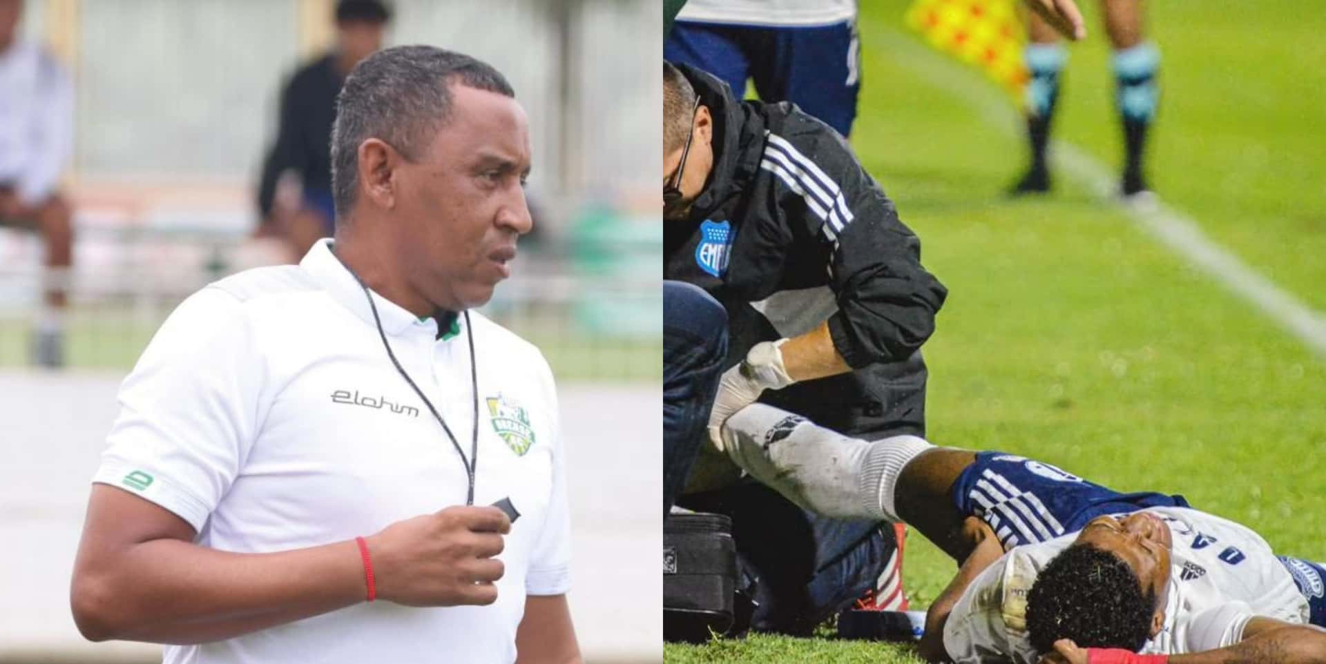 El técnico del Orense habló sobre la desafortunada jugada de Jackson Rodríguez