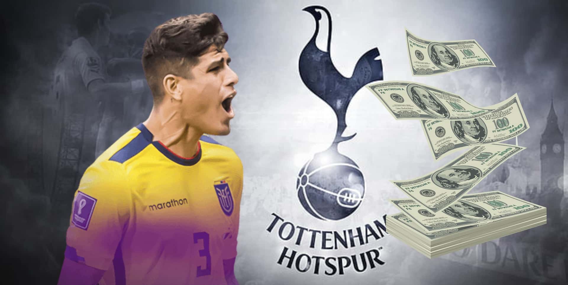 El Tottenham va a la carga por Piero Hincapié