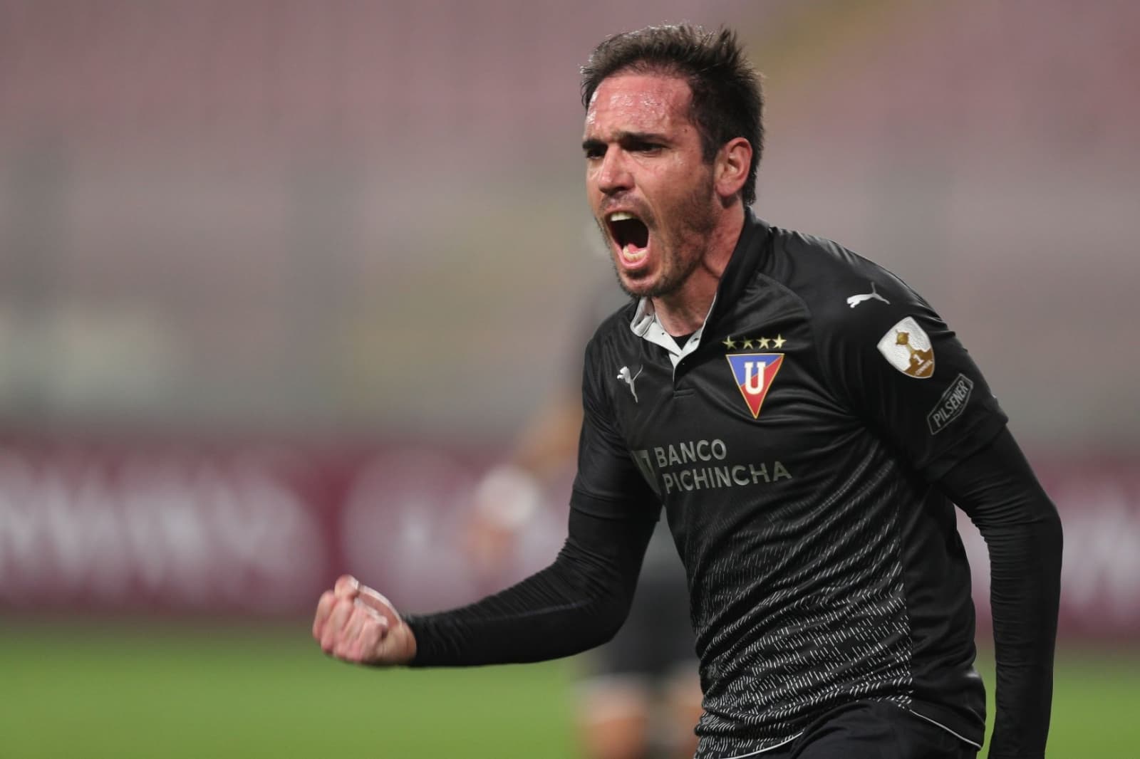 El uruguayo, Matías Zunino, el extranjero de Liga de Quito que prometió nivel para esta temporada 2021. El jugador que ha podido actuar en las posiciones de lateral derecho y extremo por derecha.